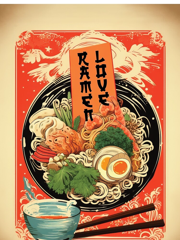 Ramen Noodles Shoyu Bowl by ZedOhEe