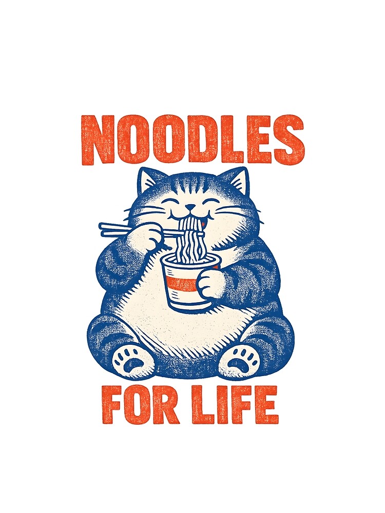 Noodles For Life Chubby Cat by patters-silky