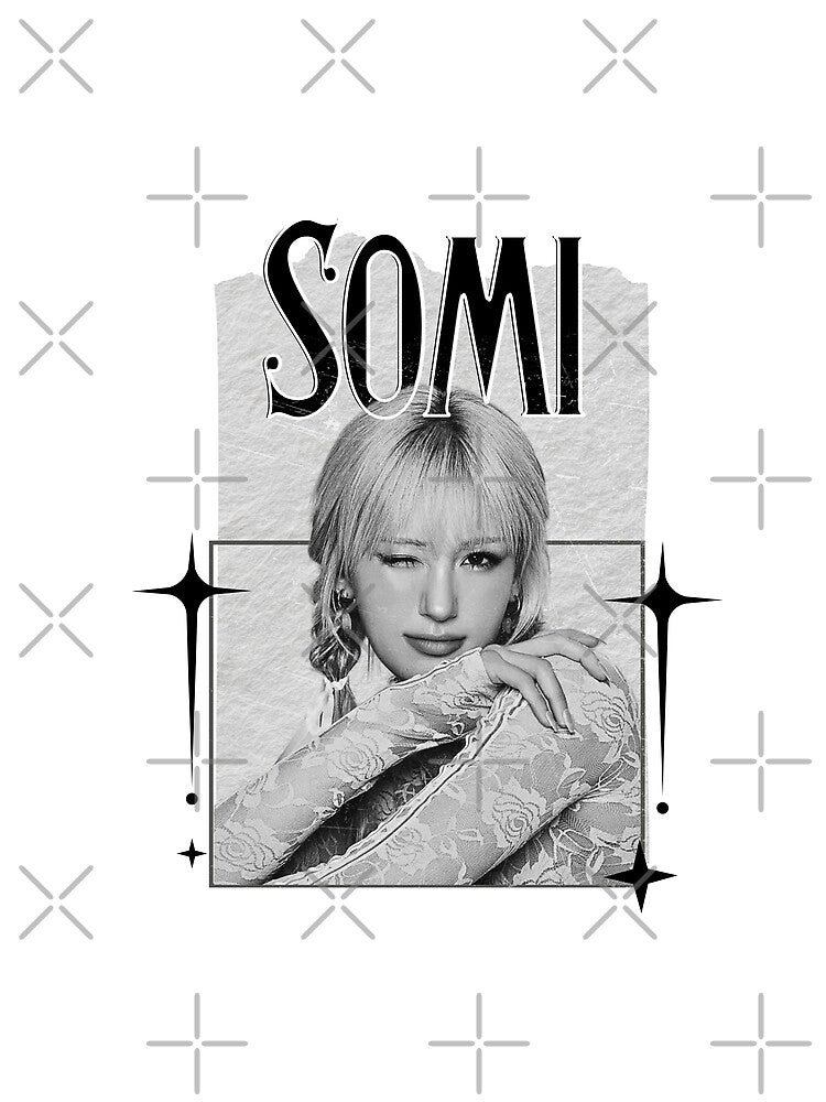 Jeon Somi Korean Solo Artist Scrapbook Collage Cozy Y2K Vintage Design by HELL0WBELLO