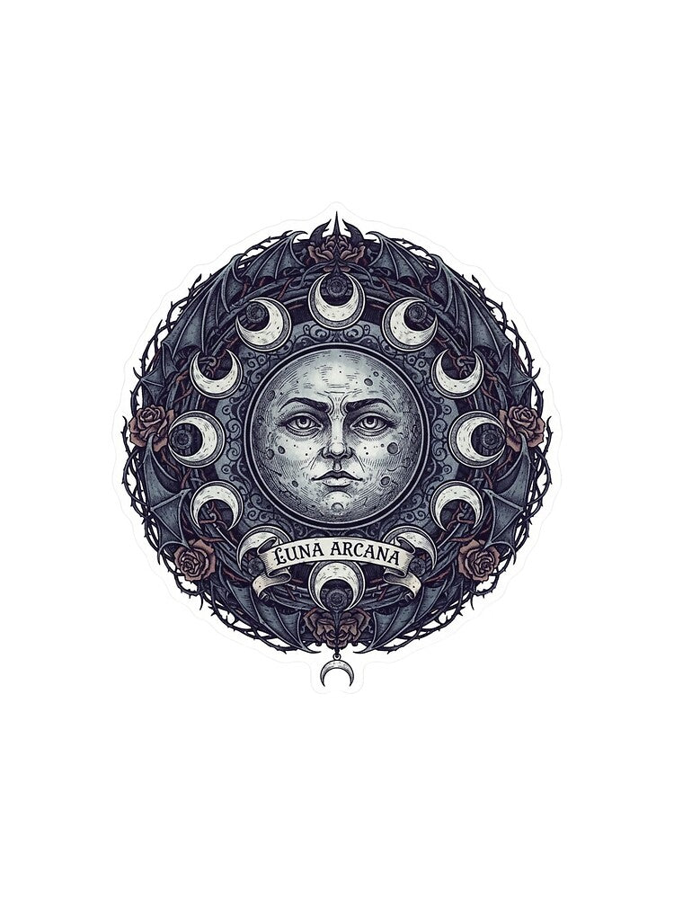 Luna Arcana, Mystical Moon Gothic Moon Goddess by TB-73