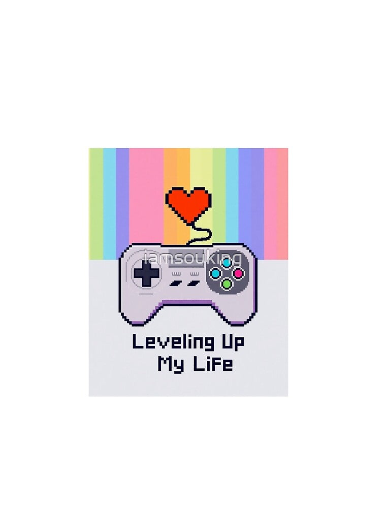 Retro Gaming Love - Level Up by iamsouking