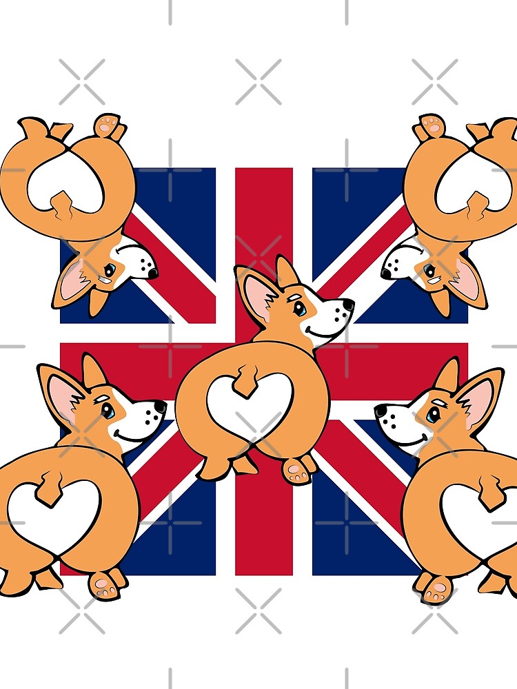 Corgi Love from the UK | Union Jack Pups by Ladyfyre