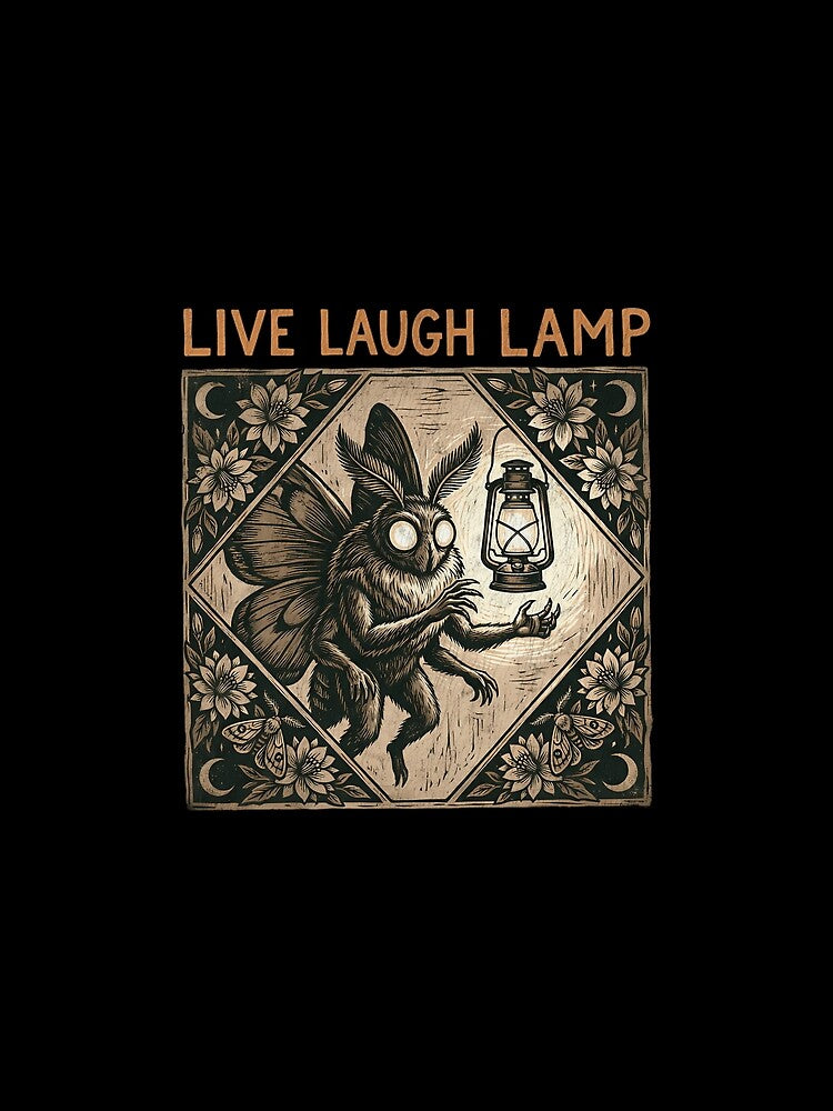 Live Laugh Lamp Mothman – Funny Cryptid Parody by Mason-Pride