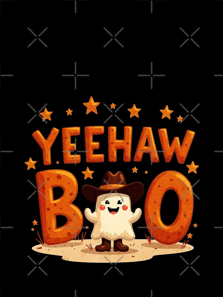 Yeehaw Boo Cute Cowboy Ghost Halloween by ArtDesignTp