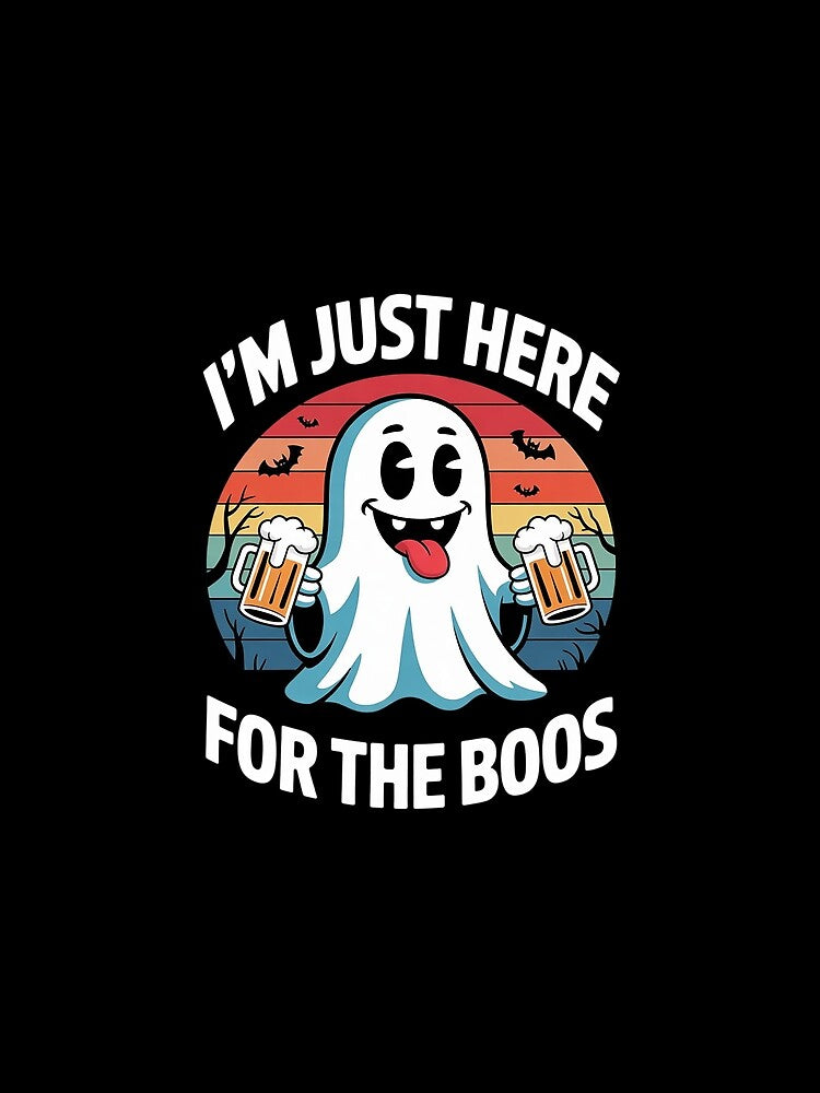 I'm Just Here For The Boos Cute Ghost Halloween Costume 4 by NailMolisa