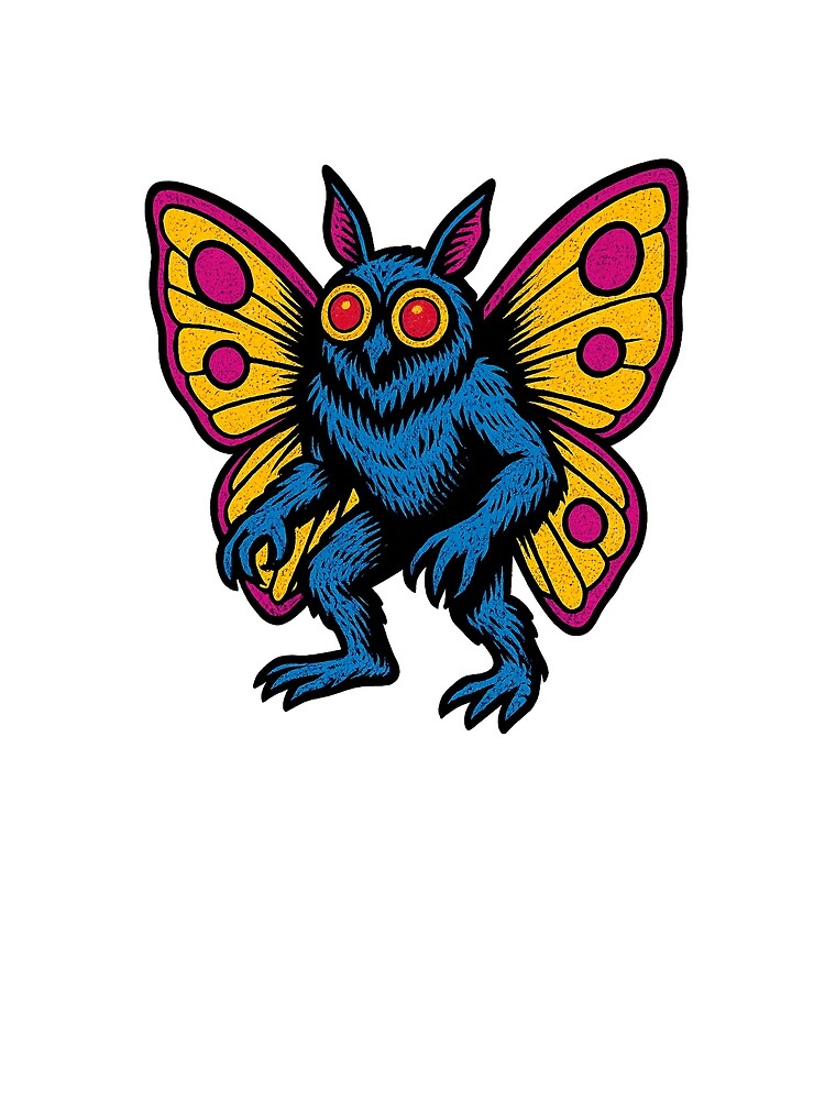Eccentric Pop Art Mothman by MuseMavenDesign