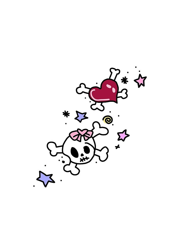 skeletons and hearts and stars by y2kdiariesbyliz