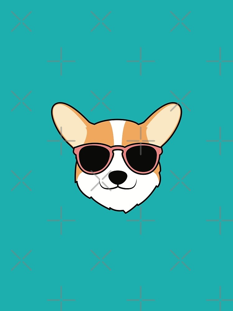 Cute Corgi Sunglass - Dog Owner by Mindy Bubble