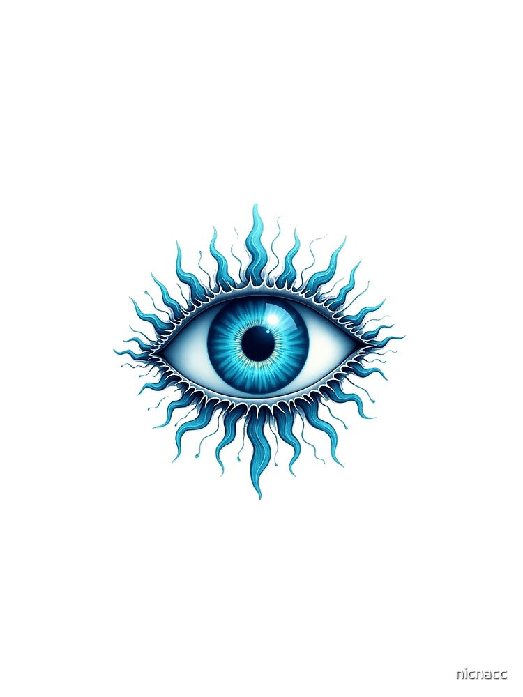 spiritual art, evil eye energy protection from energy vampires by nicnacc