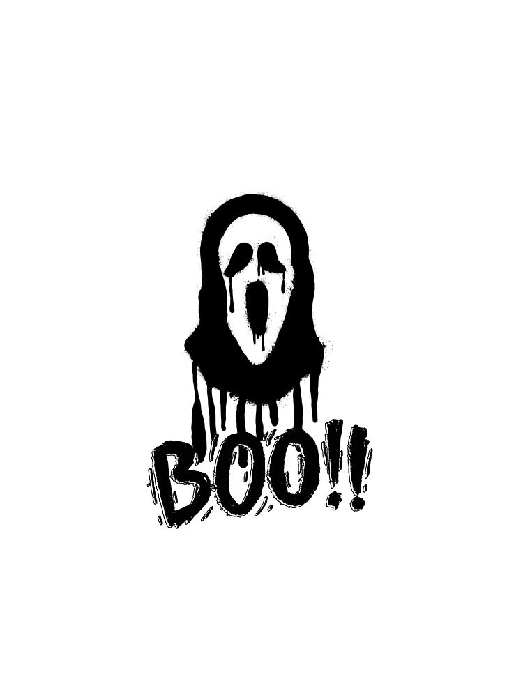 Booh! Cute Spooky Ghost | Ghostcore Aesthetic Design by AeraArts