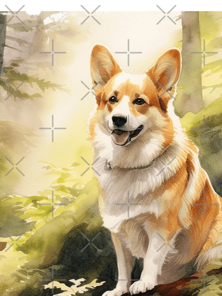 Corgi In The Forest by TheAnimalZ00