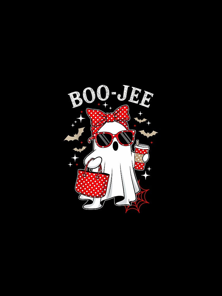 Boo Jee Boujee Pink Ghost Halloween October Vibes by Albertrichar6