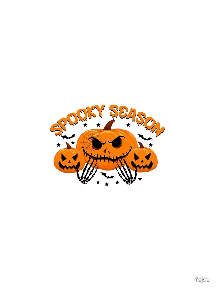 Halloween Spooky Season With Funny Pumpkin Heads by fejoa