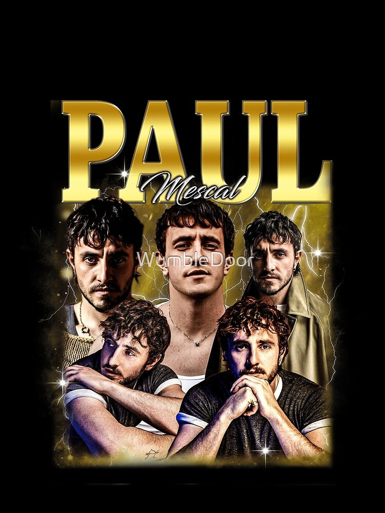 Retro Bootleg 90s Style Graphic 2, Vintage Paul Mescal by WumbleDoor