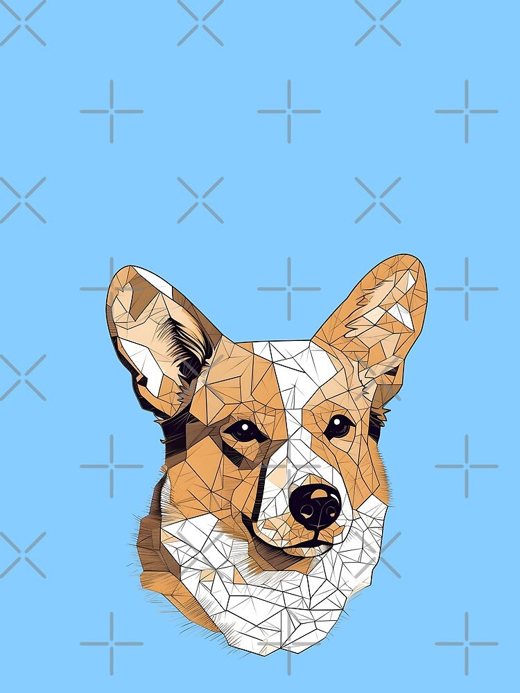 Corgi (Minimalist design) by brindled