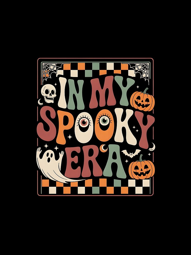 Retro In My Spooky Era Cute Ghost Halloween Costume Girl Women by DIT-Artis