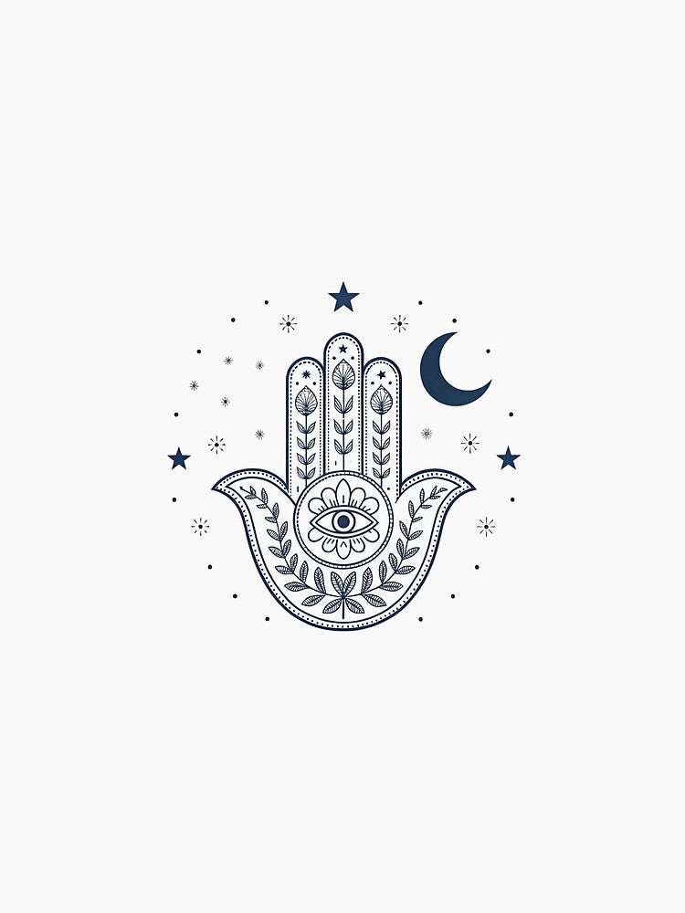 Hamsa hand bringing good luck, happiness, and health by Lucky 777