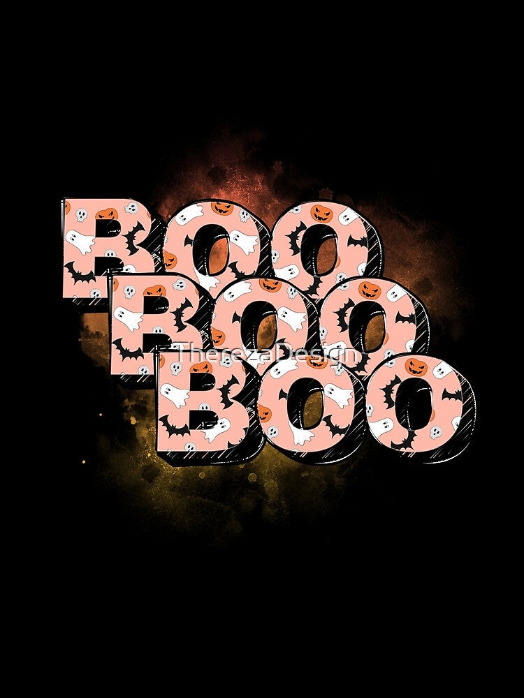 Spooky Cute Halloween - BOO by TherezaDesign