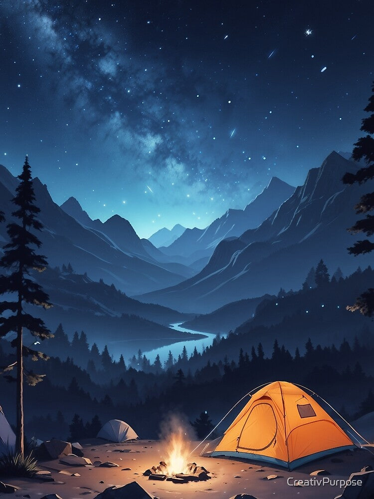 Camping under the stars by CreativPurpose