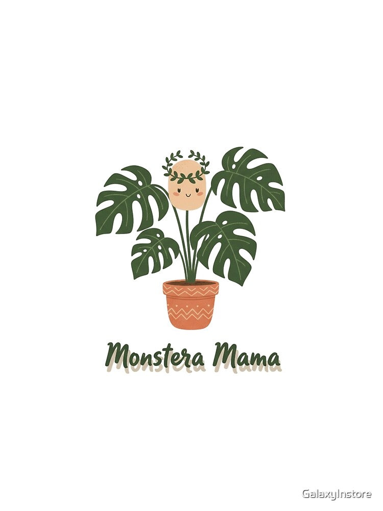 Monstera Mama Plant Mom T-Shirt | Funny Houseplant Lover Gift by GalaxyInstore
