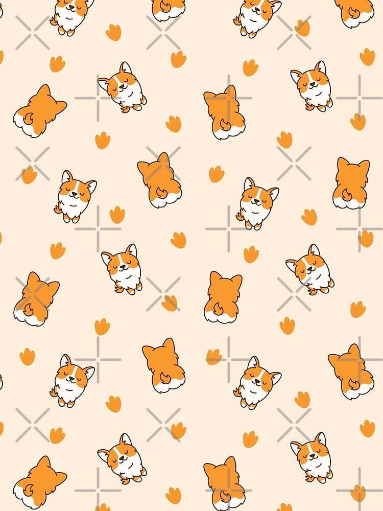 Adorable Corgi Print – Kawaii Dog Lover Design by smeraldosecrets
