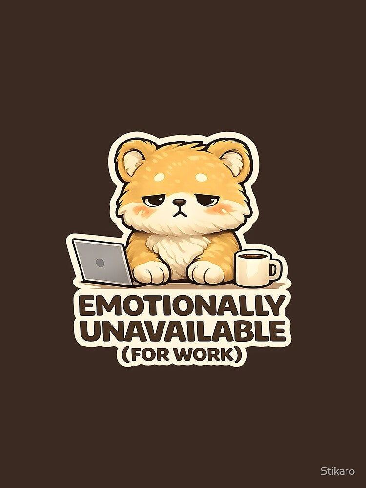 Emotionally Unavailable at Work by Stikaro