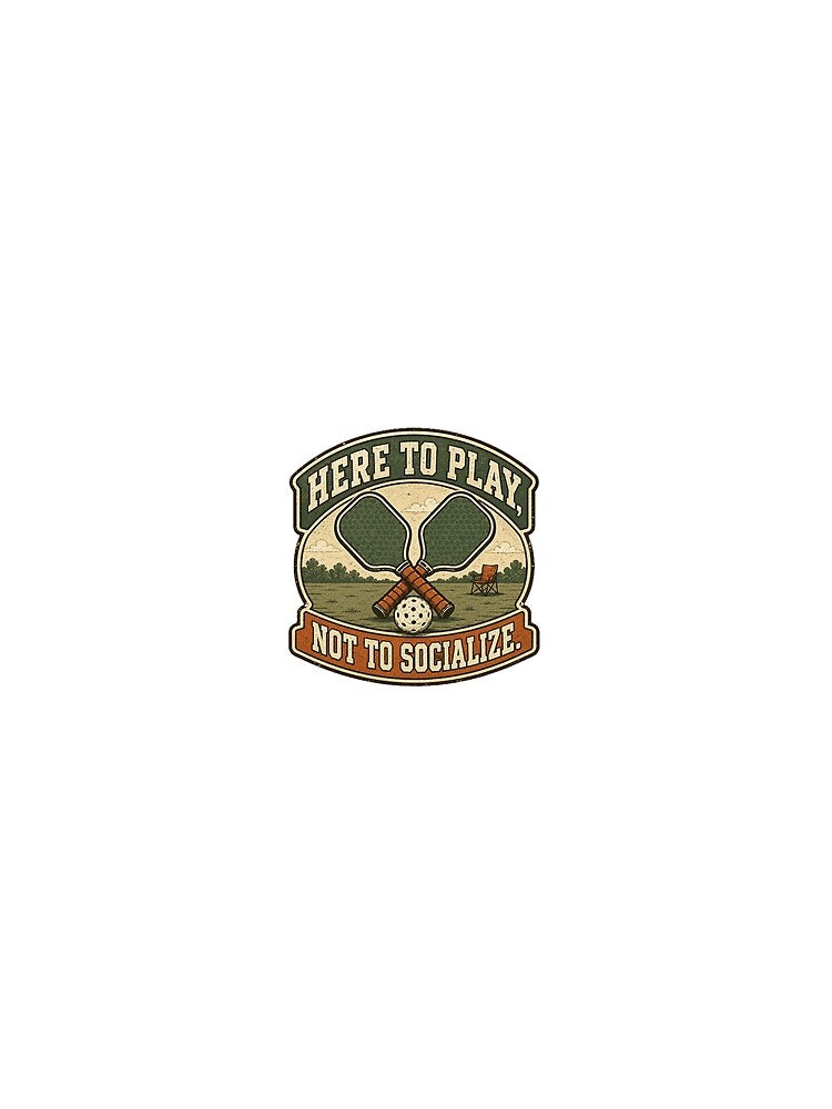 Introvert Pickleball Player Club by GoldenOutline