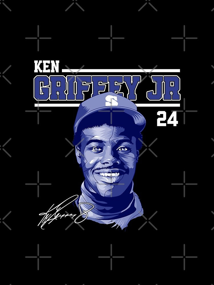 Ken Griffey Jr The Kid Seattle Baseball Legend Signature Vintage Retro 80s 90s Bootleg Rap Style Gift For Fan by georgiyigsub