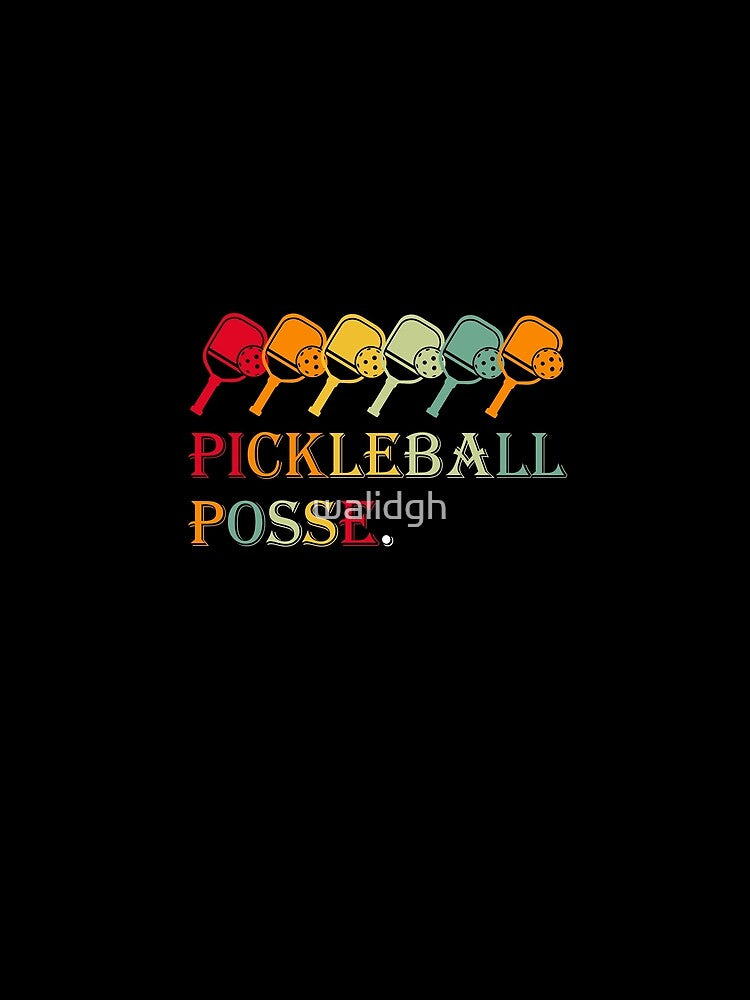 Pickleball Posse Cute and Funny Pickleball Lovers by Artsy Aura ⭐⭐⭐⭐⭐