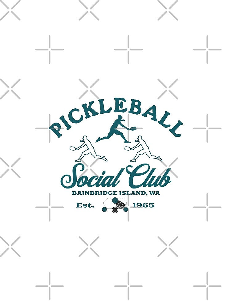 Pickleball Social Club Est 1965 Bainbridge Island WA by MoeTiff