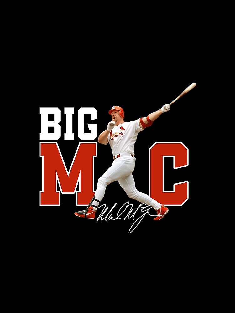 Mark Mcgwire Big Mac Legend Baseball Signature Vintage Retro 80S 90S Bootleg Rap Style by NoelBalistreri