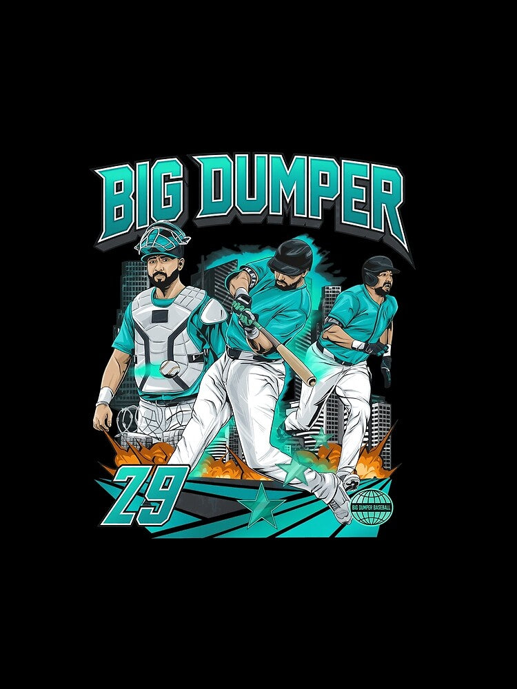 Big Dumper 29 Baseball Retro Style by Loopdrawings