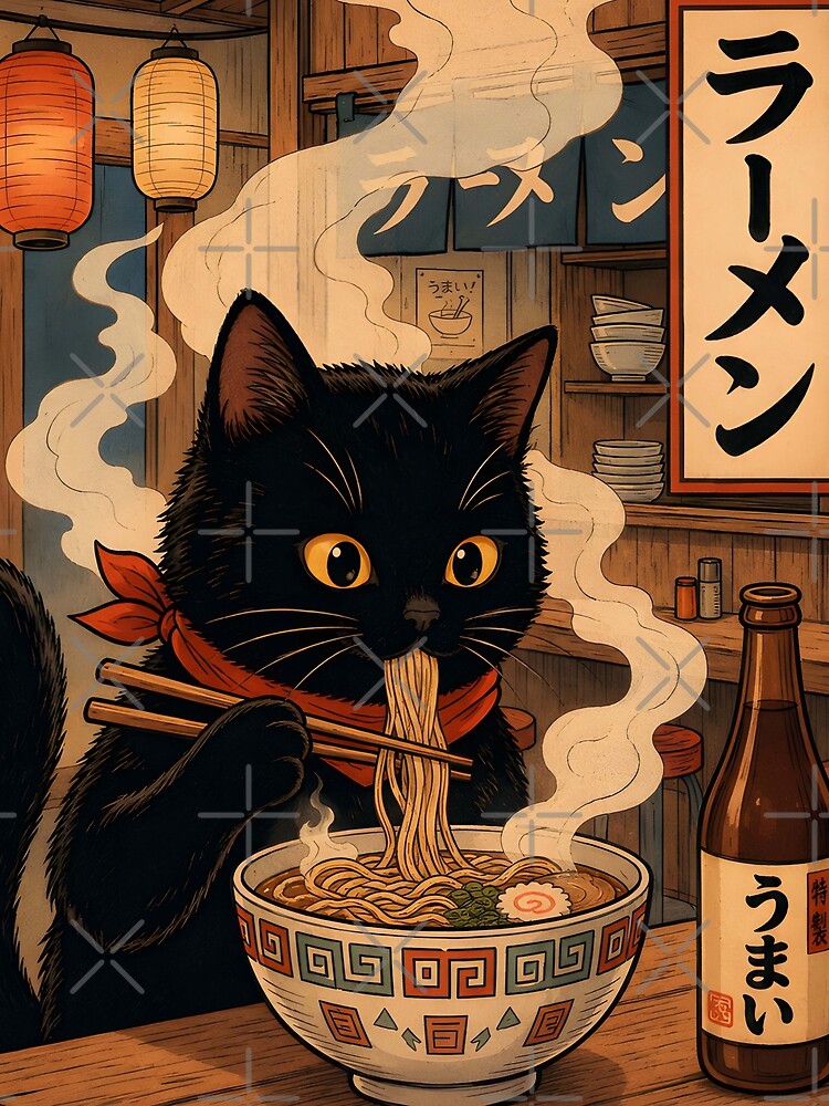 Black Cat Ramen by SchultzWaltons