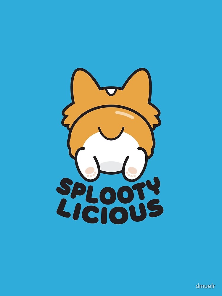 Corgi Splooting by dmuelr