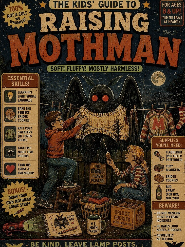 The Kids' Guide to Raising Mothman by 4TinyPaws