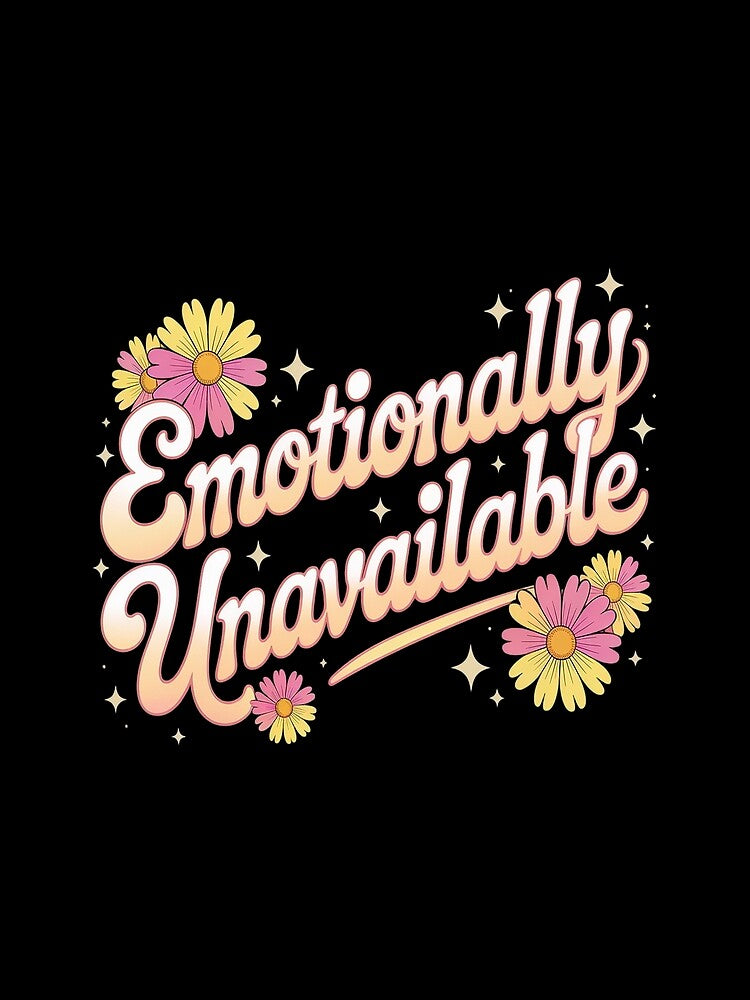Unavailable Emotionally Relationship Status Quote Joke by HaiharryCartoon