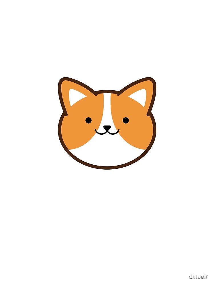 Kawaii Corgi face by dmuelr