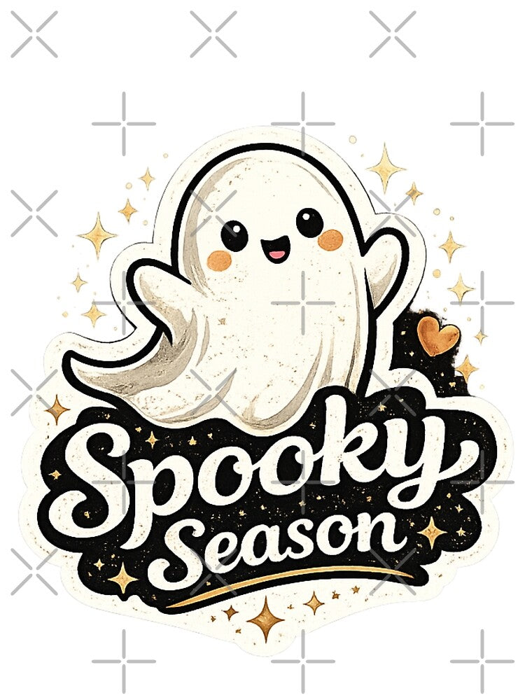 Spooky Season Cute Ghost Kawaii Halloween Design by CLOUTKULT