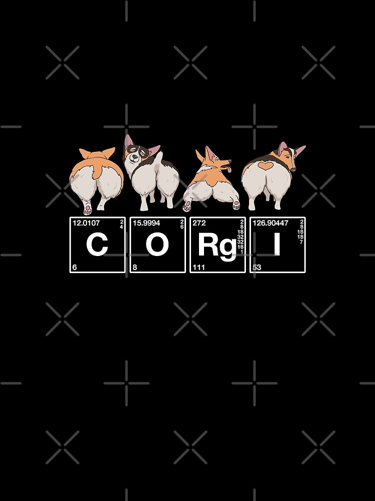 Funny Corgis - Cute Corgi Lovers Dog Mom Vintage Science by r-silver