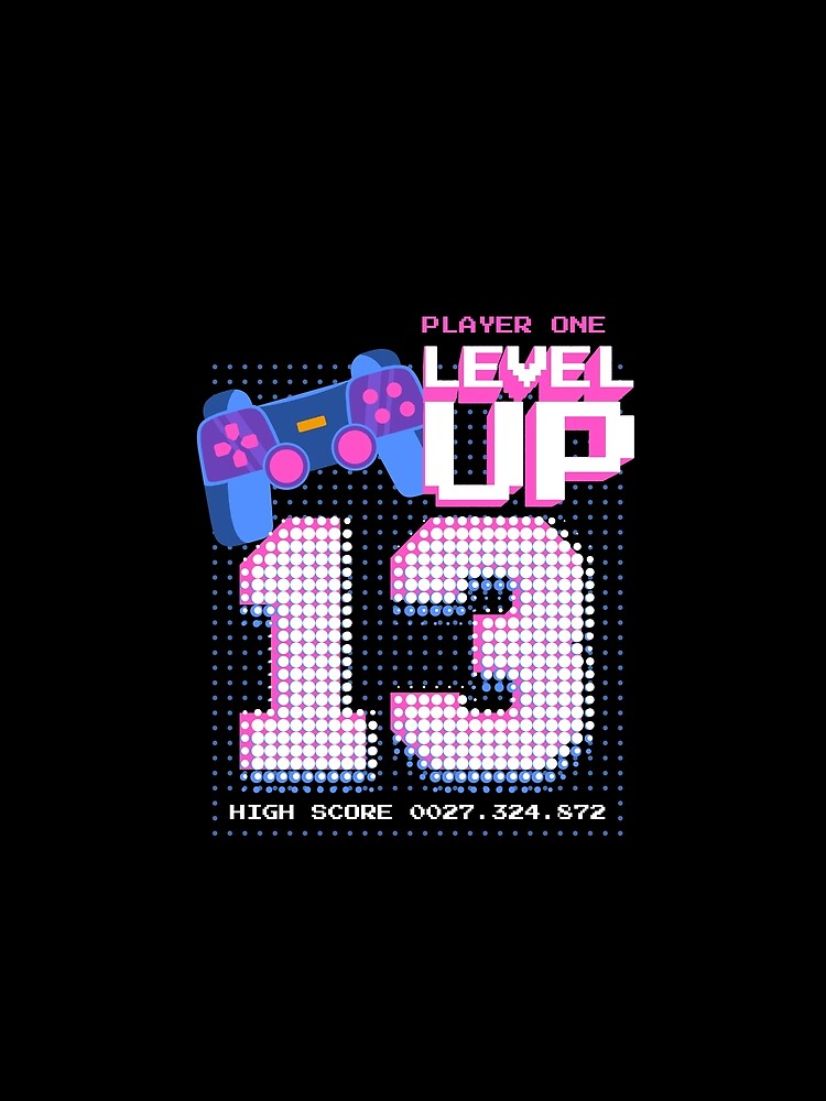 Player One Level Up 13 by patternprint1