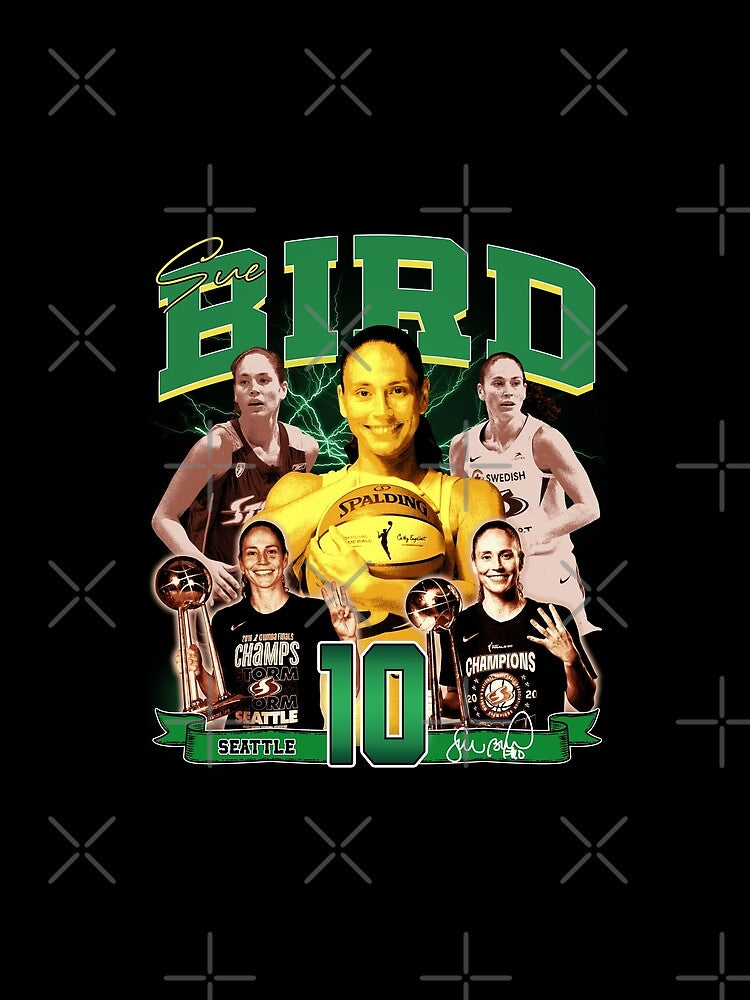 Sue Bird Legend Basketball 3000 Assists Signature Vintage Retro 80s 90s Bootleg Rap Style by HayleyMonahan
