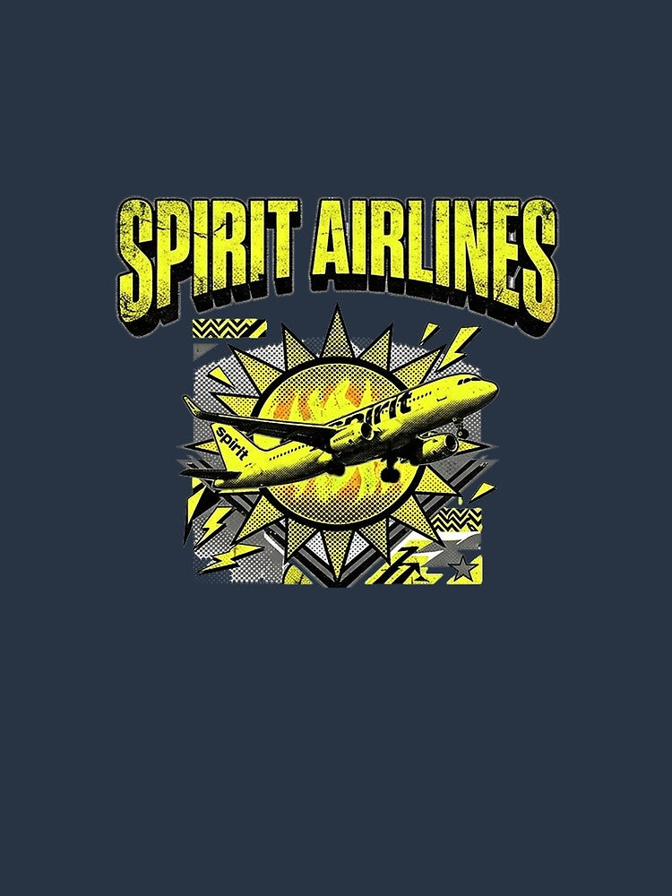 Spirit Airlines Vintage 90s Bootleg Style Design by Z3al-Store