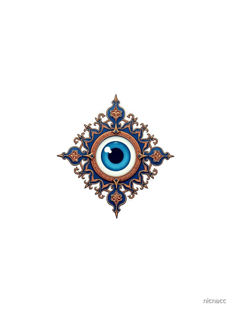 spiritual art, evil eye protection by nicnacc