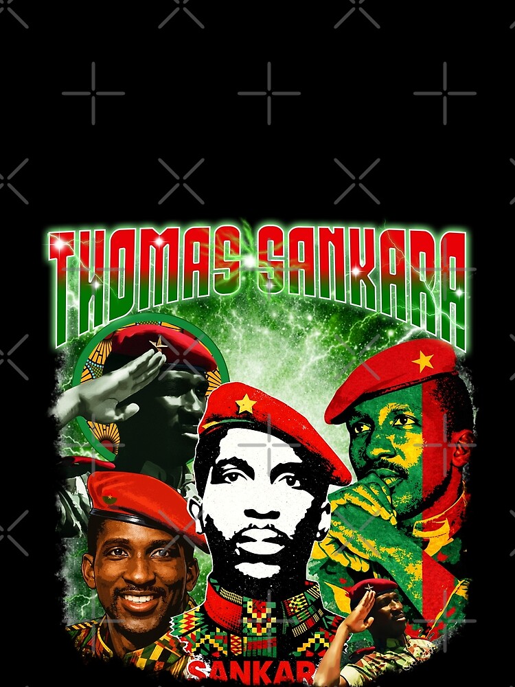 Thomas Sankara Vintage Bootleg Rap Tee, Pan African Revolutionary, African Icon Streetwear by Youngkev-arts