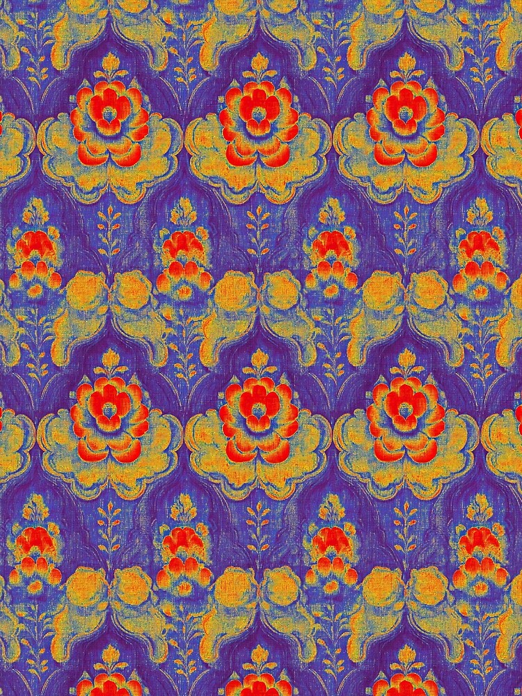 Textured Floral Pride Print | LGBT Pride Month Pattern by thaneydesign