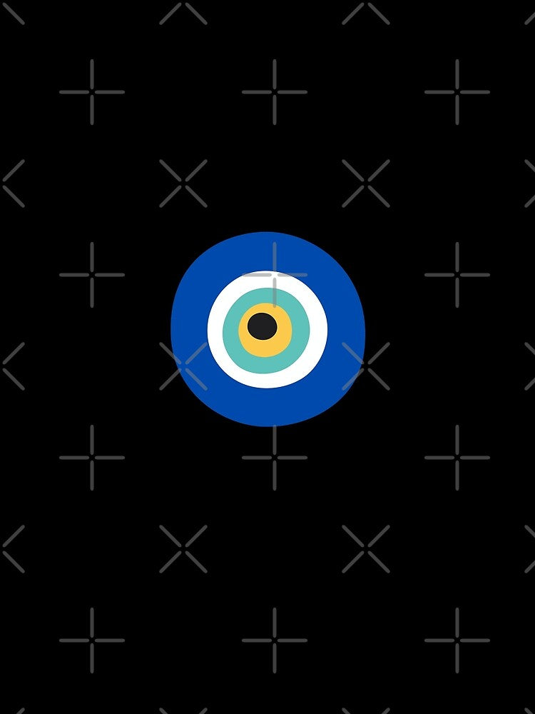 Beautiful Spiritual blue evil eye design by Theleochick