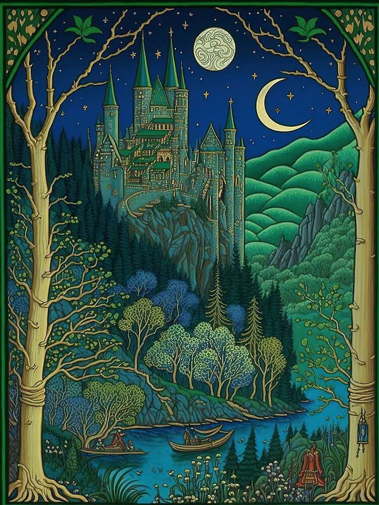 Two Moon Over Castle by Kybruno's Creations