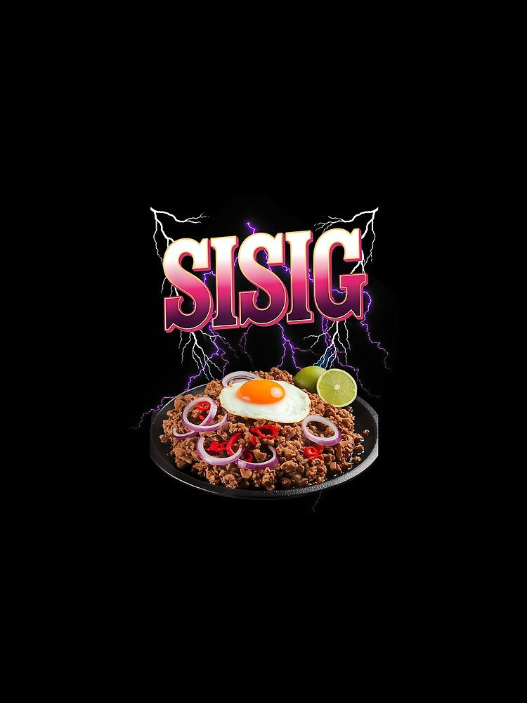 Sisig Meme Bootleg Rap Style 90s Vintage Funny by PaulTSchafer