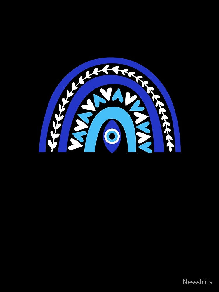 Nazar Bohemian Rainbow The Evil Eye For A Spiritual Believer by Nessshirts