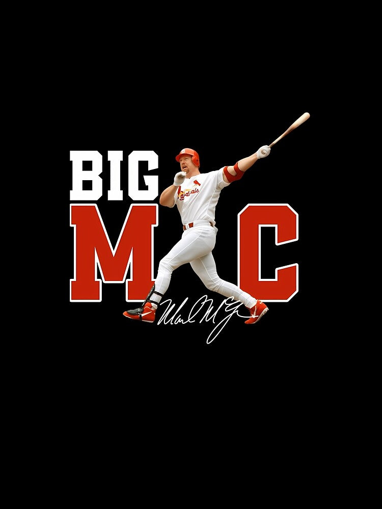 Mark McGwire Big Mac Legend Baseball Signature Vintage Retro 80s 90s Bootleg Rap Style by Zouhairm